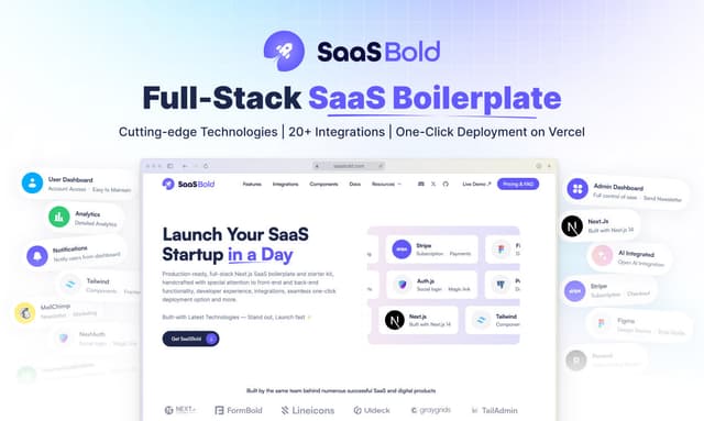 SaaSBold Boilerplate