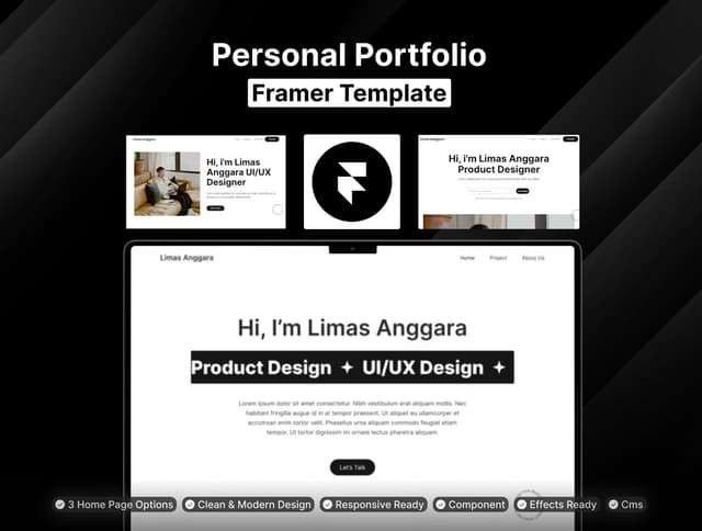 Limas Anggara - Portfolio Template