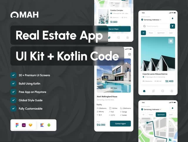 Omah - Real Estate UI Kit + App