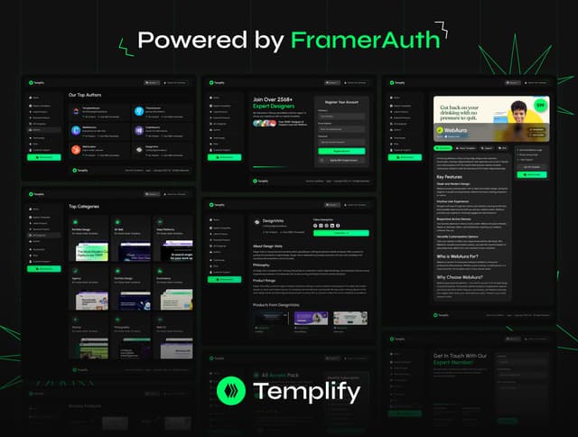 Templify - A Premium Framer Digital Store Theme