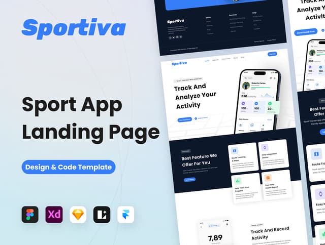 Sportiva - Sport Landing Page