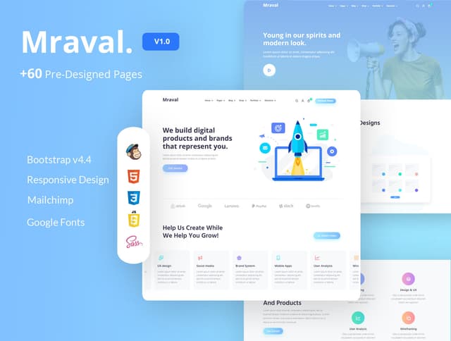 Mraval Multipurpose HTML