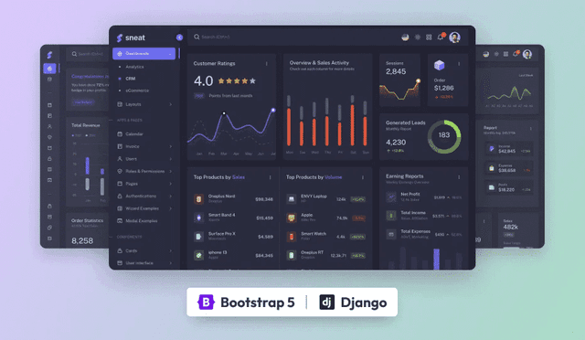 Sneat Dashboard PRO – Django 5