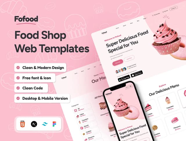 Fofood - Food Shop Web Templates