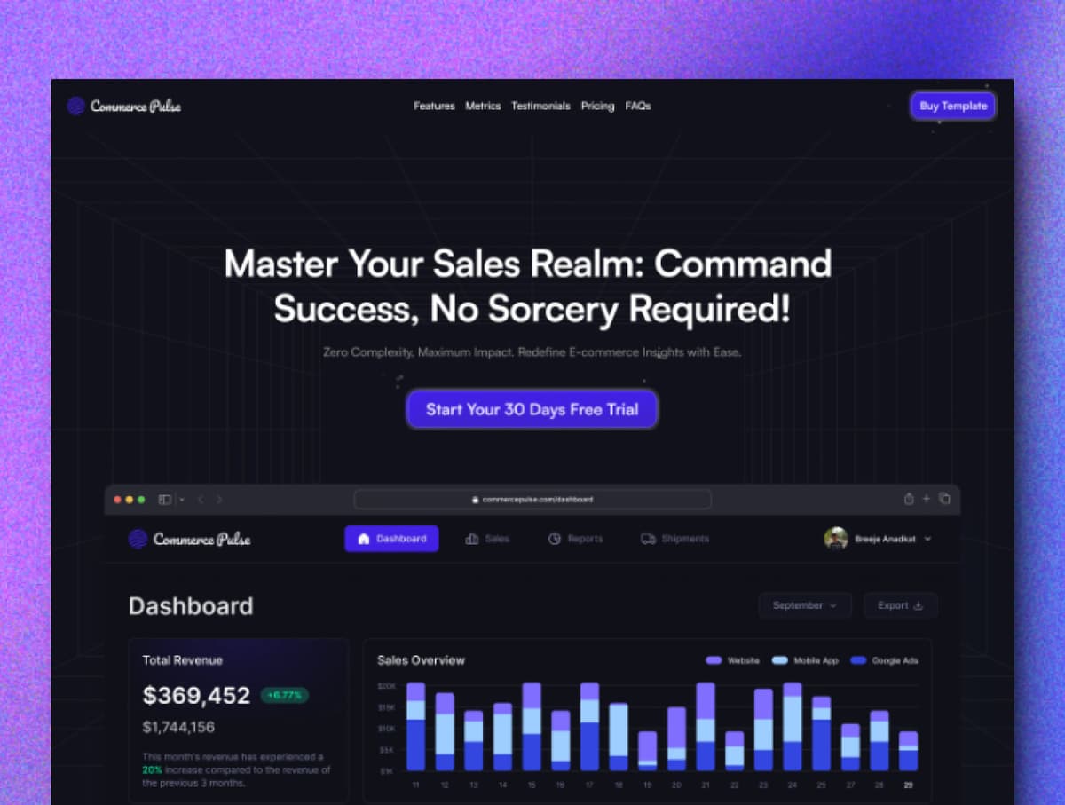 Commerce Pulse - SaaS