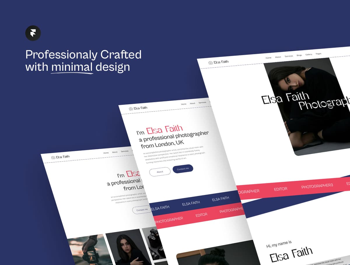 Elsa Faith - Framer Template for Photographer