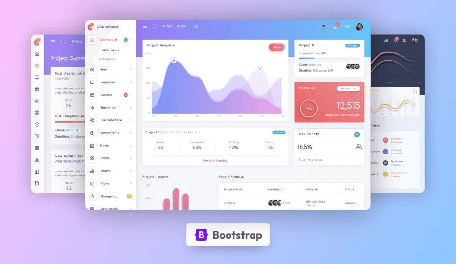 Chameleon Dashboard PRO – Bootstrap 4