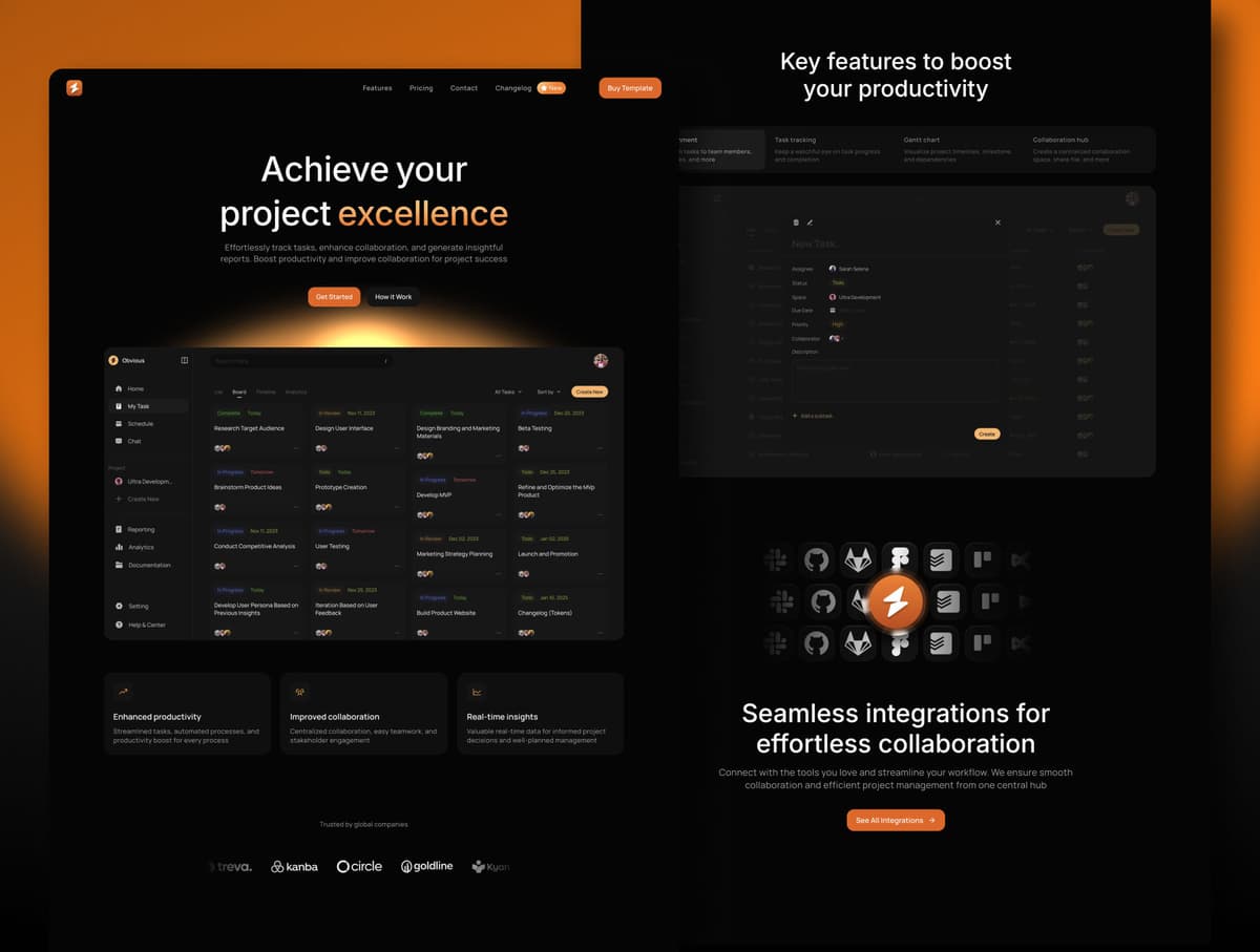 Obvious - SaaS Template for