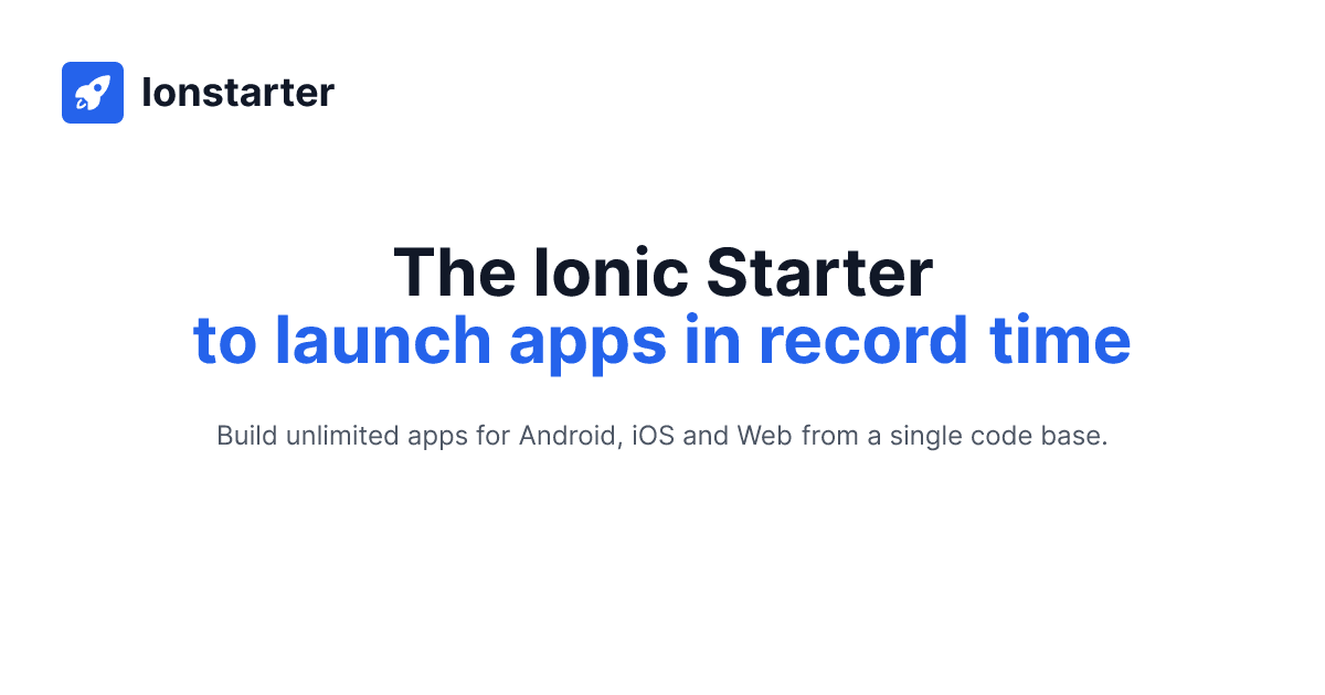 Visit Ionstarter