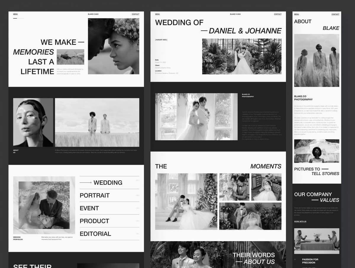 Blake - Photography Website