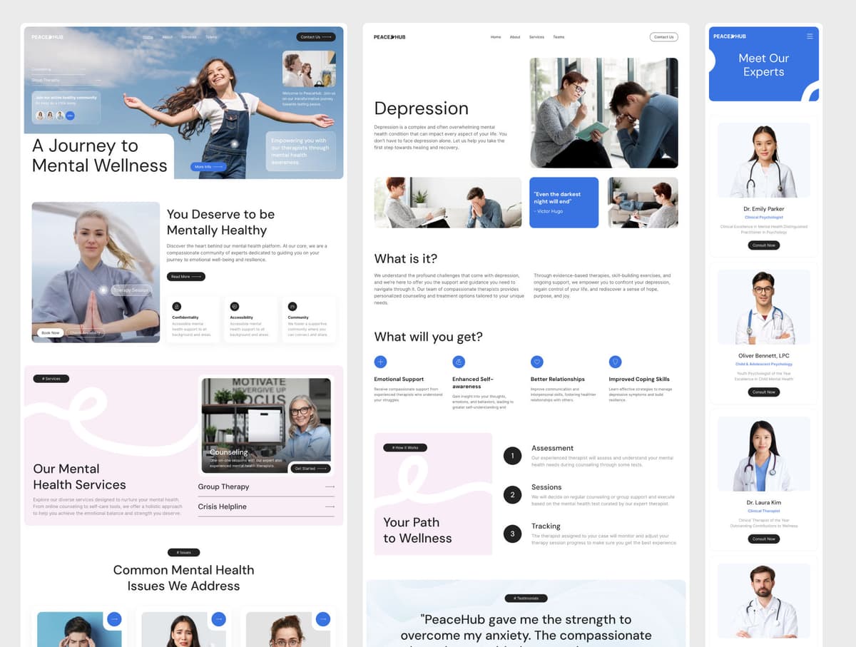 PeaceHub - Mental Health Therapy