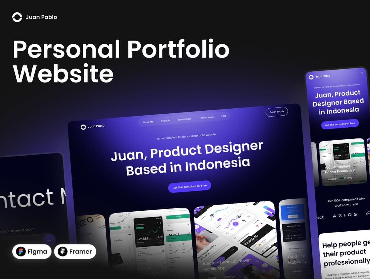 Juan Pablo - Personal Portofolio Website