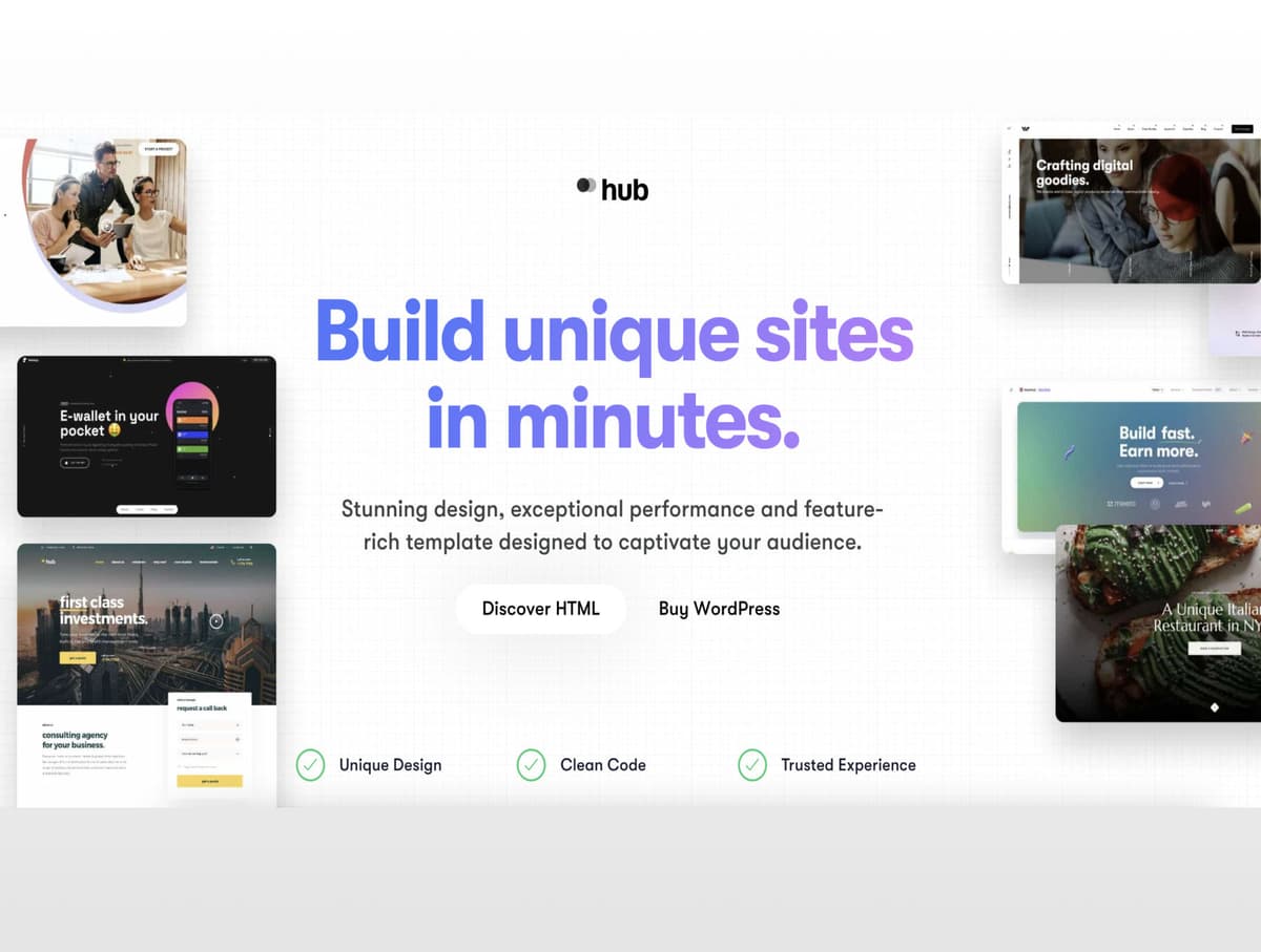 AHUB - Saas & Startups Landing
