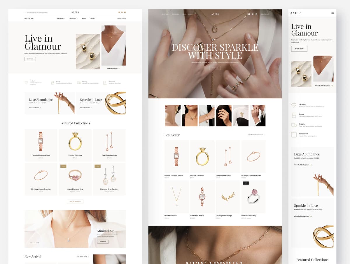 Axels – E-Commerce