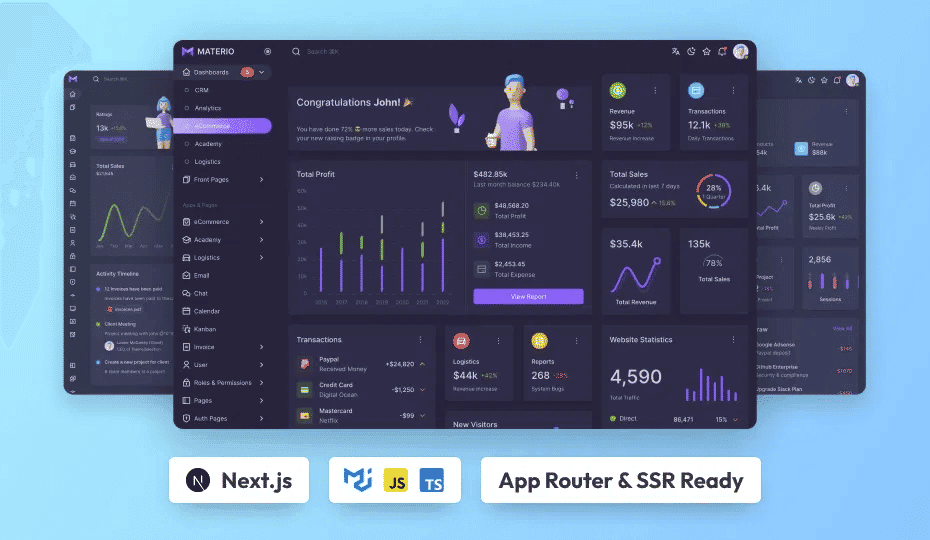Materio – MUI Next.js Admin